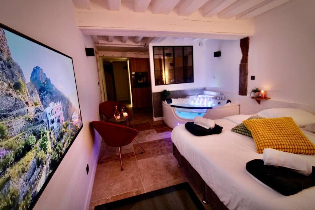 Le Spa Beauvoisine - Jacuzzi Sauna Rouen Centre Free Parking Exterior foto